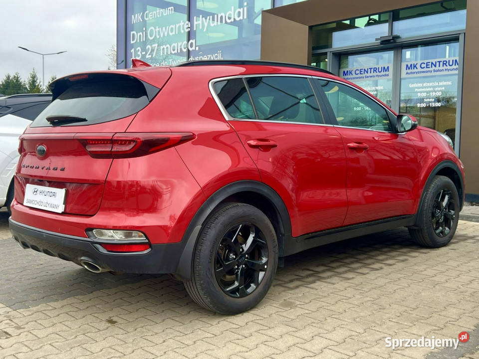 Kia Sportage 16GDi 132 Black Edition 1rej2021 relingi dachowe Piotrków Trybunalski