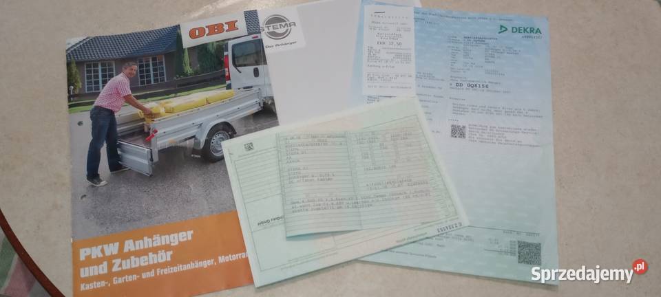 Przyczepa lekka Stema dmc 750 Maków Podhalański