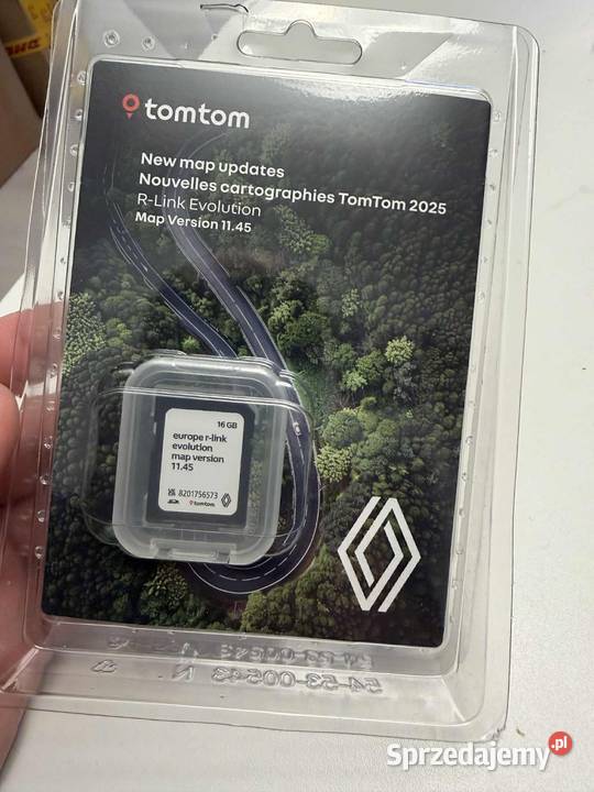 Mapa RENAULT RLINK TOMTOM KARTA 20252026 Łódź