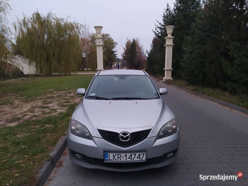 Mazda 3 BK 16 diesel 109 rocznik 2007 oszczędne czujnik parkowania Warszawa