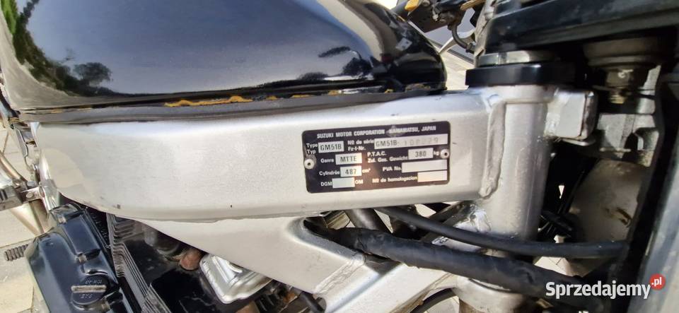 Motocykl Motor Suzuki GM 51 B GS 500 E Zadbany lubuskie