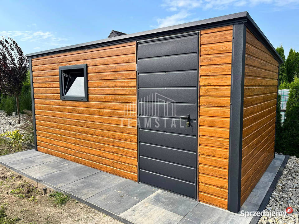 Schowek Domek Ogrodowy 4x2m drzwi okno Jasny Busko-Zdrój