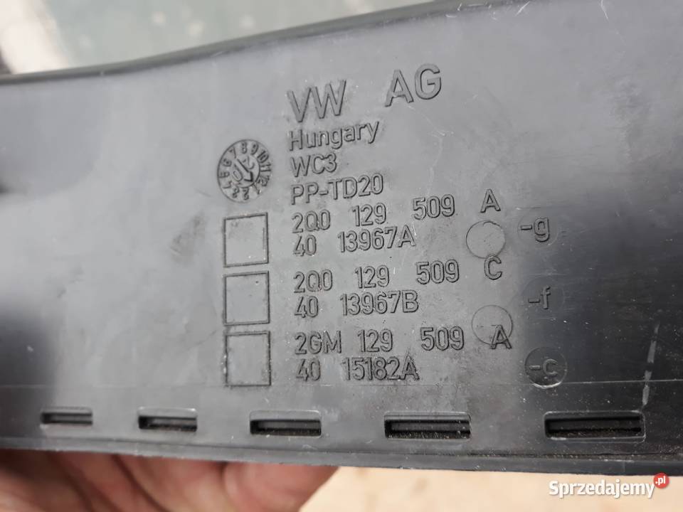 VW AUDI SEAT SKODA WLOT DOLOT POWIETRZ 2Q0129509 wielkopolskie Międzychód