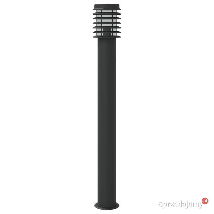 Lampa ogrodowa na słupku czarna 110 stal Warszawa