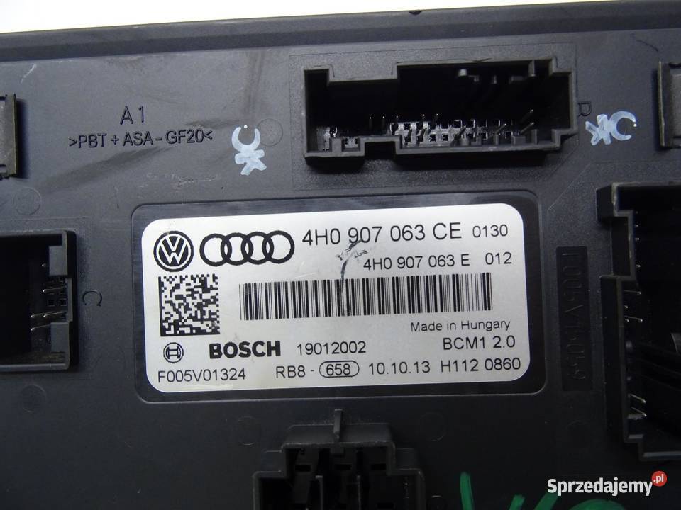 MODUŁ STEROWNIK KOMFORTU 4H0907063CE AUDI A6 C7