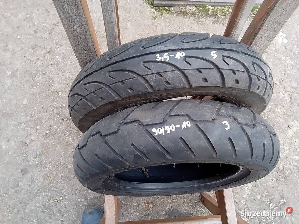 Opony skuter używane 10 i 12 wysylka Motoryzacja Kowalowice
