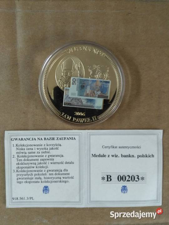 66 Medale z wizerunkiem banknotów polskich 50 Numizmatyka