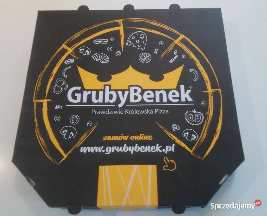 Pudełko karton na pizzę 32x32 z nadrukiem dwa Lublin