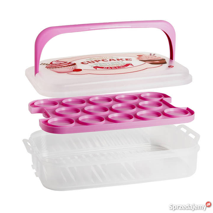 Pojemnik na ciasto i muffinki plastikowy SNIPS Poznań