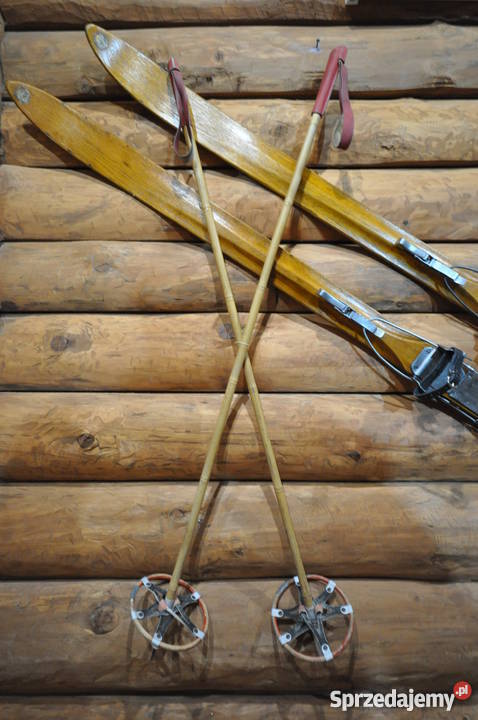Stare narty ST ZUBEK Zakopane kijki