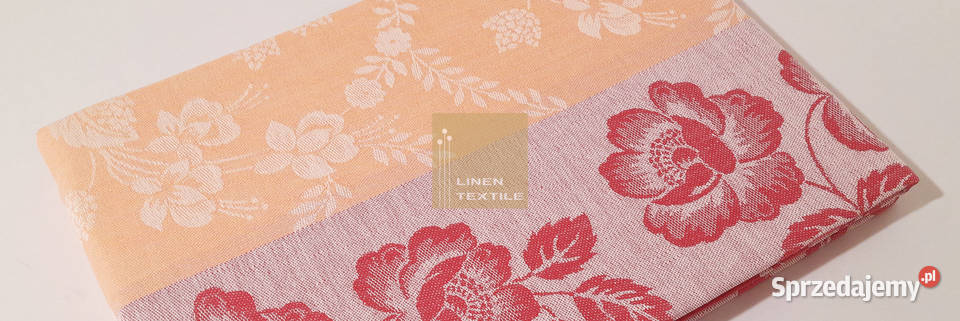 OBRUS W KWIATY LNIANOBAWEŁNIANY ELŻBIETA 150x200 dolnośląskie Wrocław