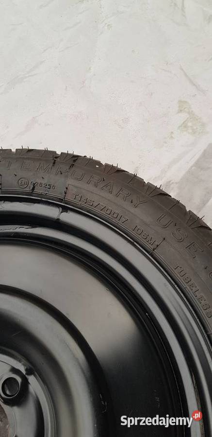 Koło dojazdowe do tototy Avensisyaris 12570R17 lubelskie Serniki sprzedam