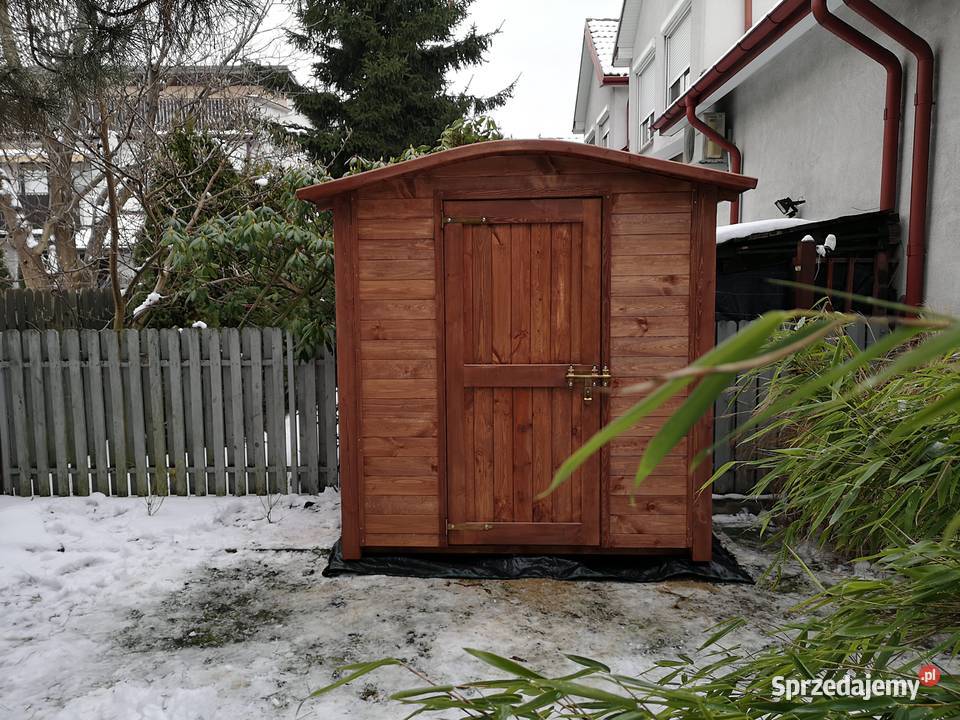 Domek narzędziowy 2x11m z dachem giętym drewno Kalety sprzedam