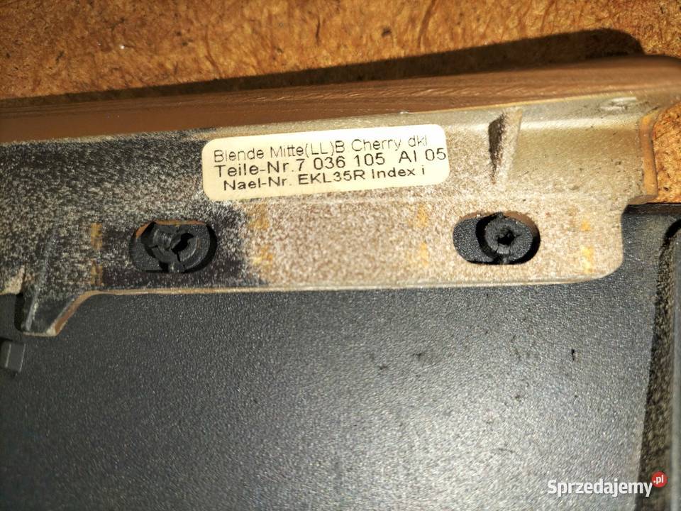 Osłona drewniana tablicy przyrządów środkowa BMW śląskie Poręba sprzedam