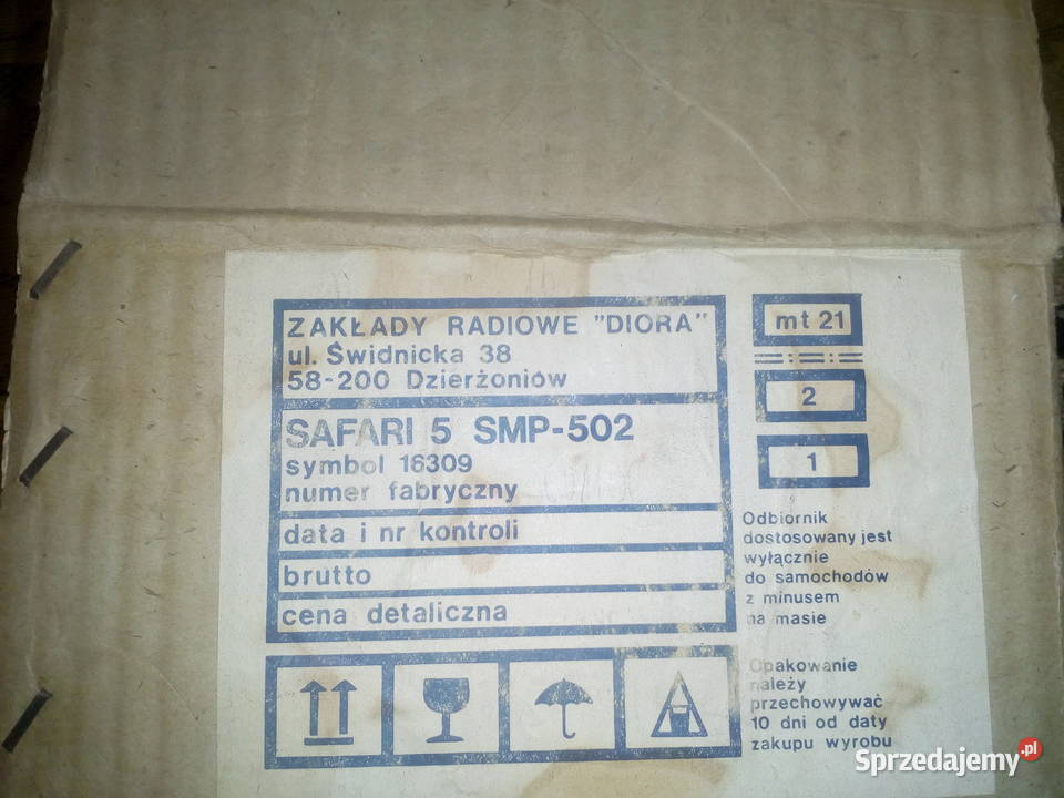 Radio samochodowe SAFARI 5 fabrycznie nieużywane Wrocław