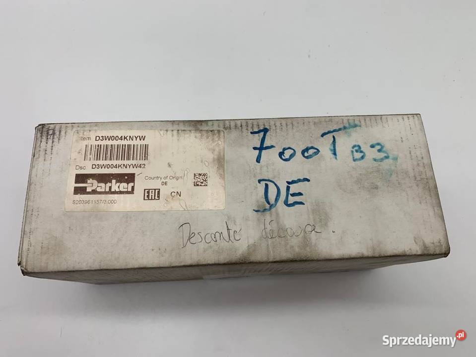 Parker D3W004KNYW42 Hydraulic Valve mazowieckie Warszawa