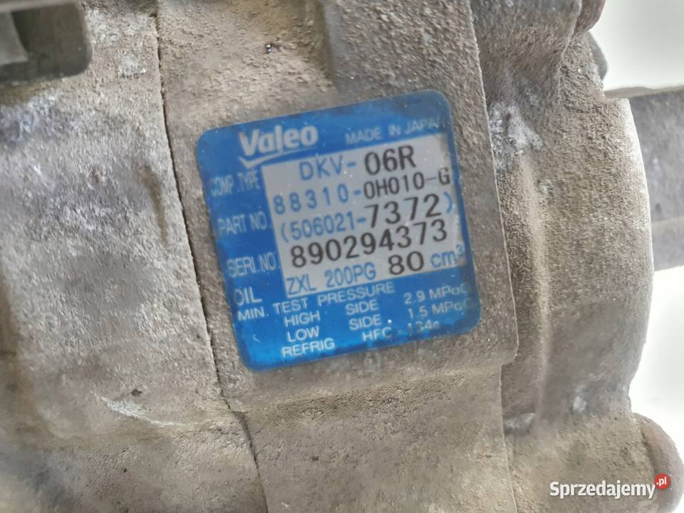 SPRĘŻARKA KLIMATYZACJI Citroen C1 10 12V Chełm