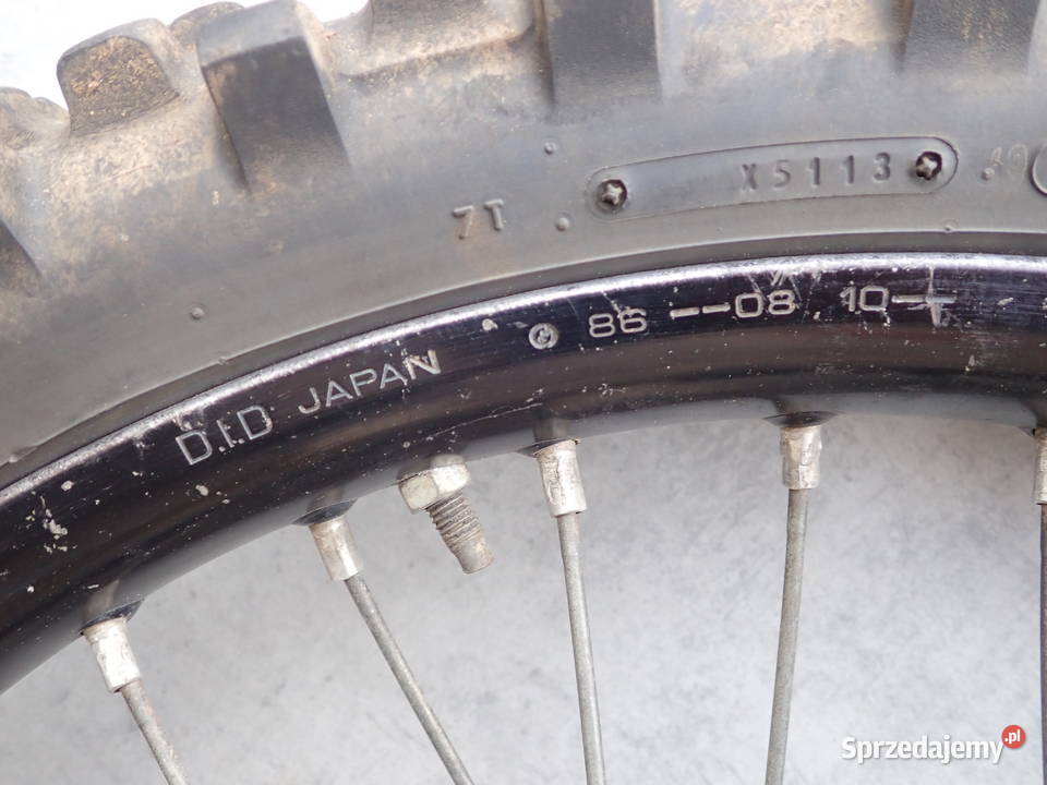 Dwa Koła DID Japan Przód 21 x160 Tył 19 215 Pozostałe lubuskie Strzelce Krajeńskie sprzedam