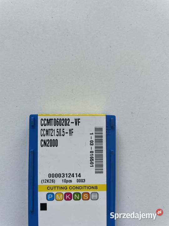 Płytki KORLOY CCMT060202VF CN2000 Sklep Czarnożyły sprzedam