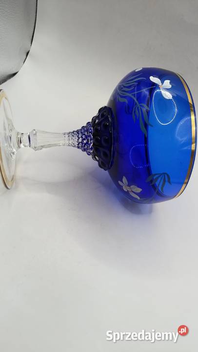 Bombonierka remer kielich ręcznie malowany