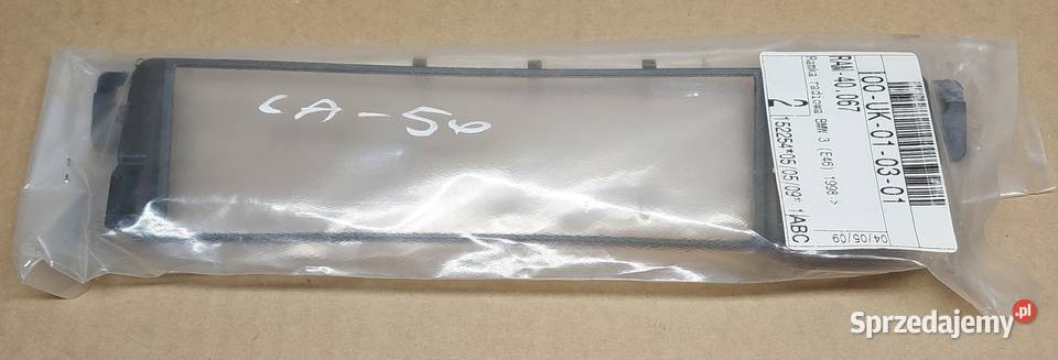 RAMKA RADIA 1 DIN BMW E46 9807 RAM40067 osobowe Mielęcin sprzedam