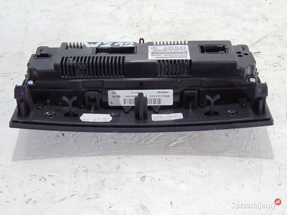 PANEL STEROWANIA KLIMATYZACJĄ W212 A2129004607