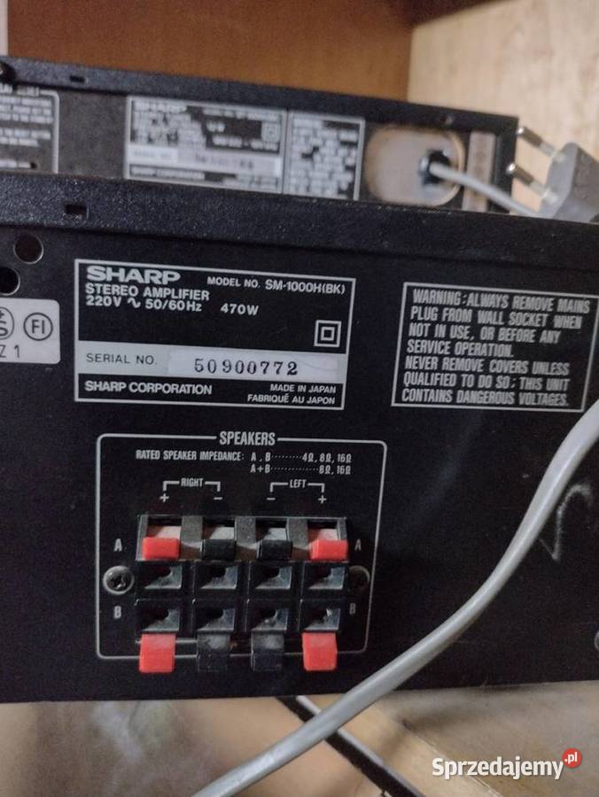 Sharp Stereo Amplifier SM1000 sprzedam