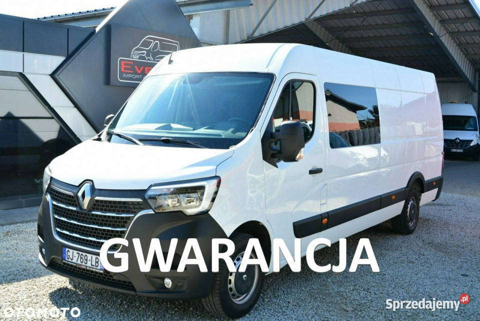 Renault Master L4H2 Brygadówka 7os pełna 2023r klimatyzacja Warszawa