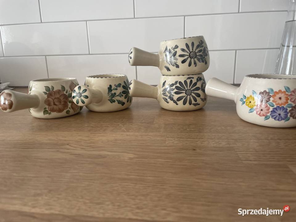 fajansowy tygielek PRL Pruszcz Gdański