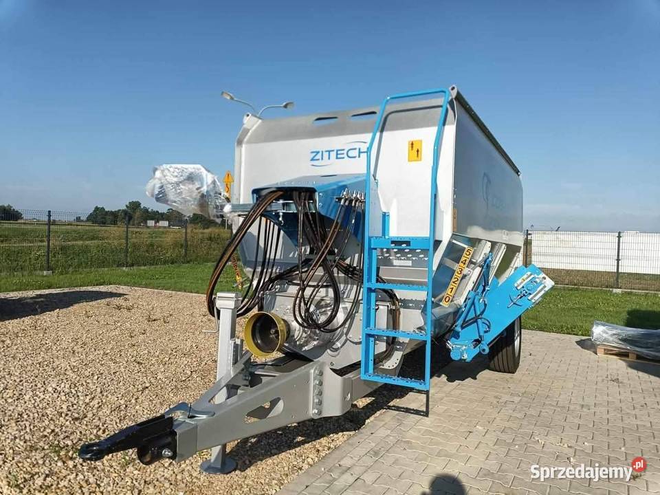 Wóz paszowy paszowóz poziomy ZITECH 12 m3 Cobra Stryków