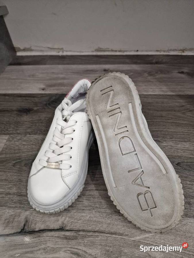Snekersy Baldinini 36 Białe skóra