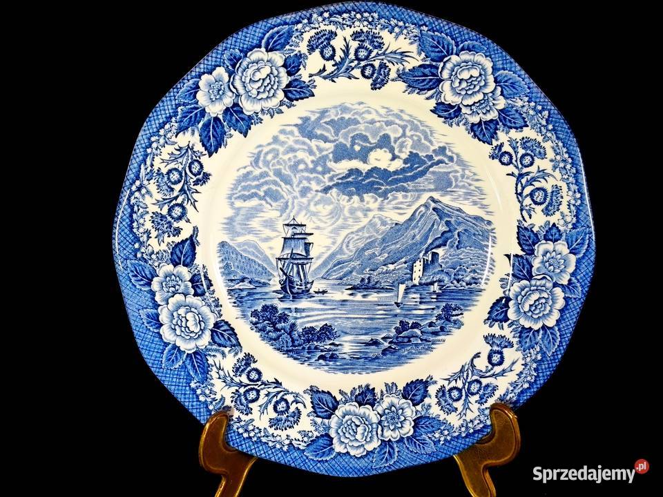 Talerz obiadowy płaski angielski Lochs of Porcelana i szkło