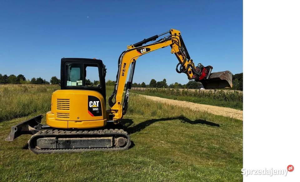 Koparka CAT 305E2 092018r Rototilt szczypce nowe mazowieckie Żelków-Kolonia sprzedam