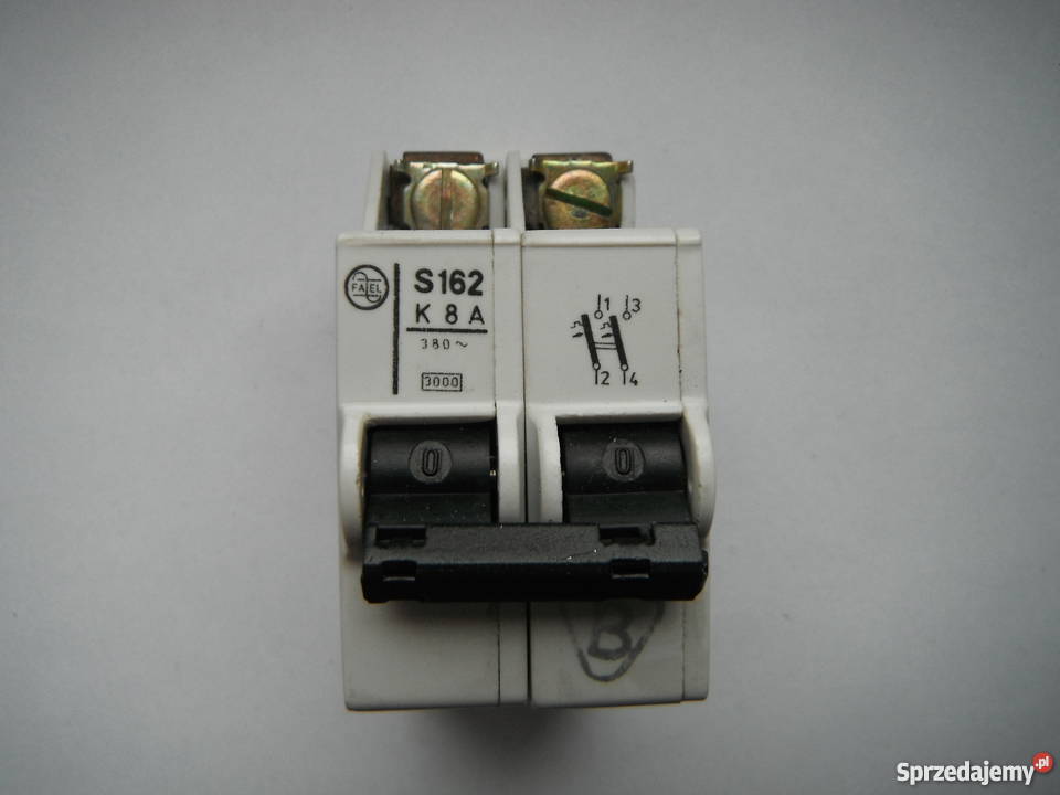 Wyłącznik instalcyjny S162P K 8A 380VAC Nowe Chlewiska