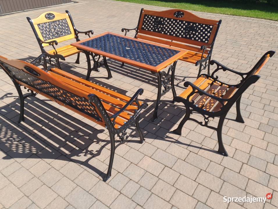 Meble ogrodowe żeliwne łódzkie Zgierz sprzedam