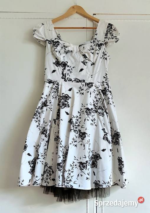 Sukienka retro Hearts Roses plus size 46 3XL Szczecin