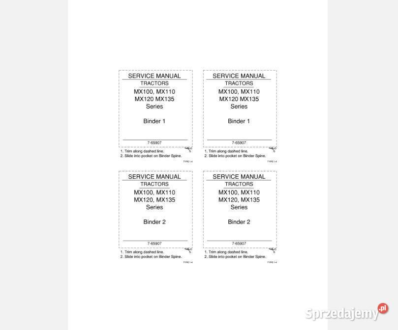 Case IH MX100 MX110 MX120 MX135 MX150 instrukcja Kielce