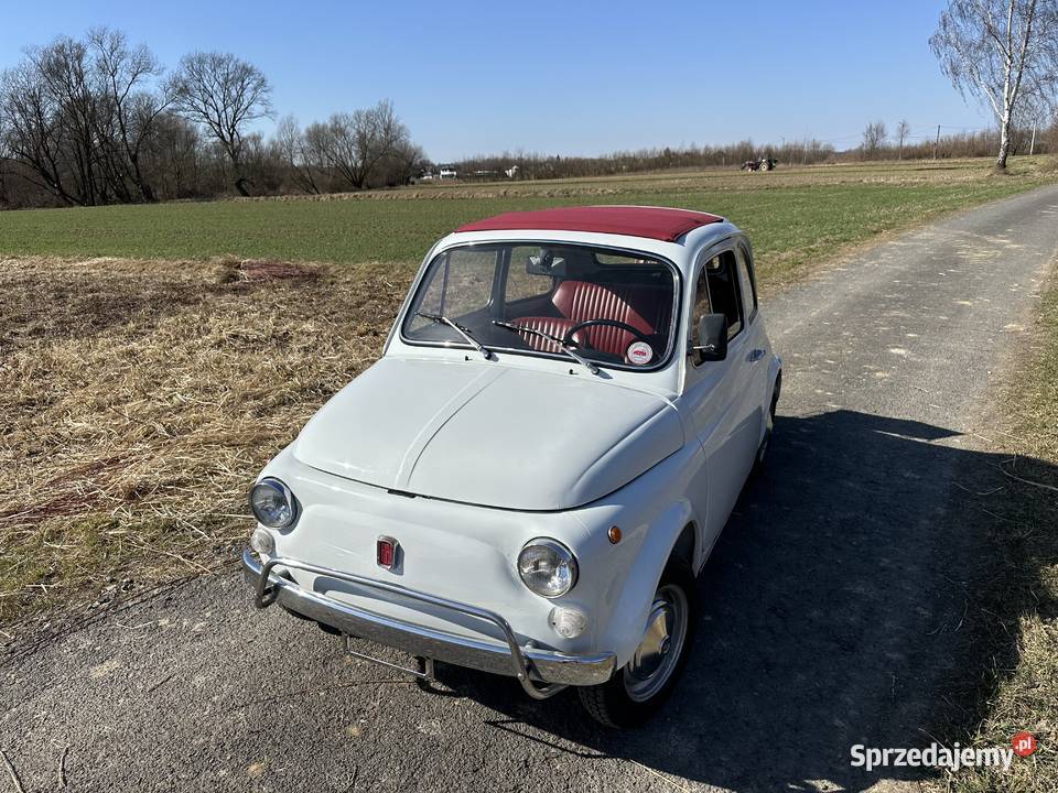 Klasyczny Fiat 500 1972r Świetny Stan Tomice sprzedam