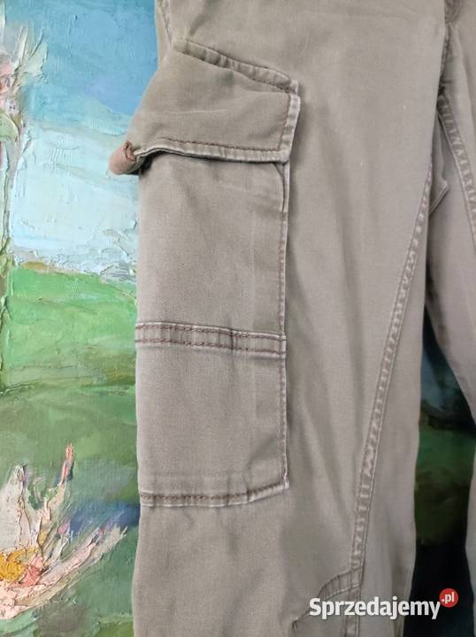 cargo bojówki taktyczne spodnie damskie modne Inny wzór Kielce