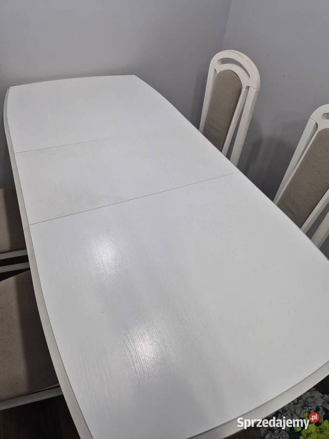 Rozkładany stół 4 krzesła Stoły Ostróda sprzedam