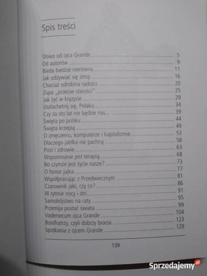 Ojca Grande przepisy na zdrowe życie część I II Gdańsk sprzedam