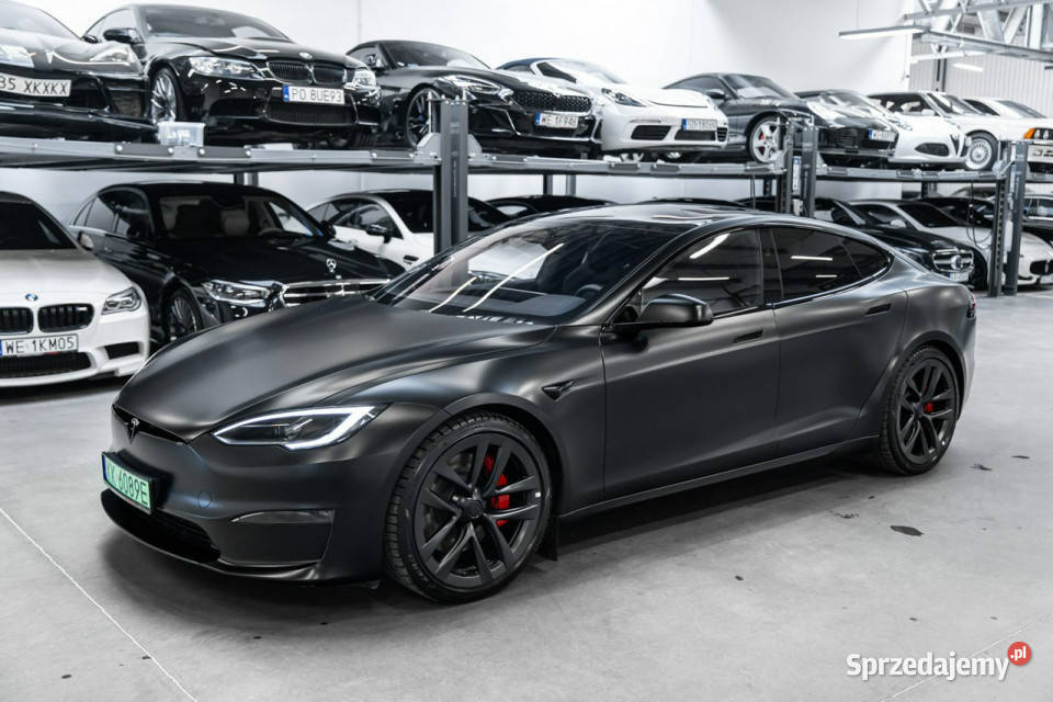 Tesla Model S Plaid 1020 17 000 Gwarancja isofix Węgrzce