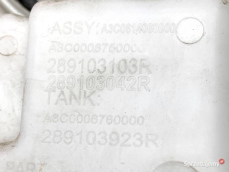 ZBIORNIK SPRYSKIWACZY RENAULT CLIO V Hatchback osobowe