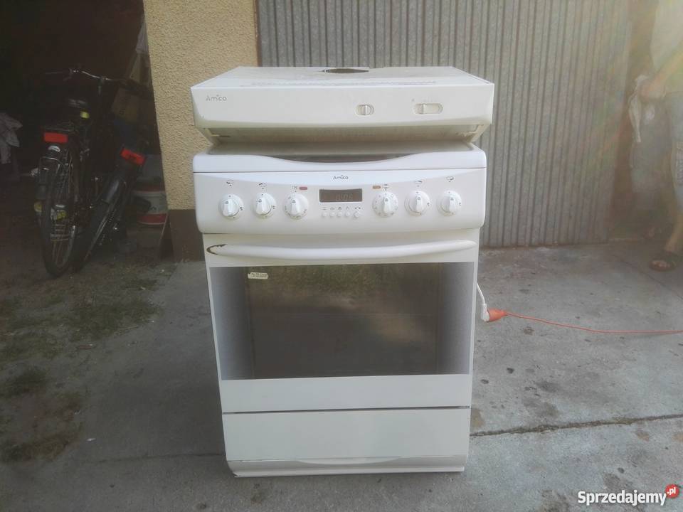 Kuchenka piekarnik pochłaniacz Amica wolnostojące
