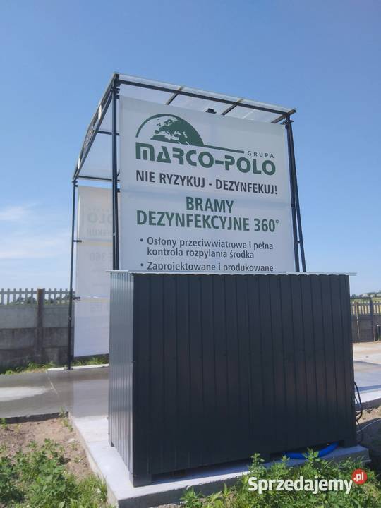 bramka dezynfekcyjna asf bioasekuracja system Żuromin