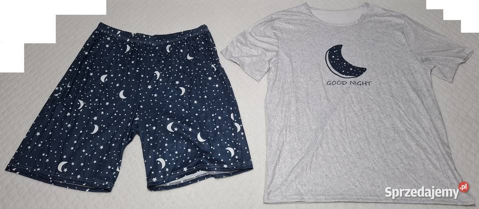 Piżama męska komplet spodenki koszulka Tshirt śląskie Czeladź