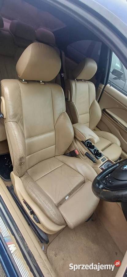 BMW E46 COUPE SKÓRA FOTELE KANAPA BOCZKI MPAKIET Łódź