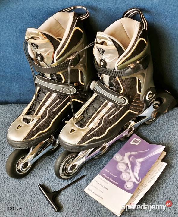 Rolki K2 model XP 60 W rozmiar 405 wkładki 260 Piotrków Trybunalski