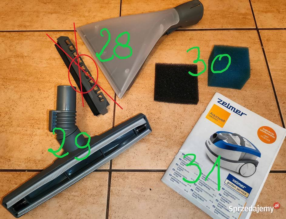 Zelmer AQUAWELT TYP919OSTodkurzacz na części Części i Akcesoria Bielsko-Biała