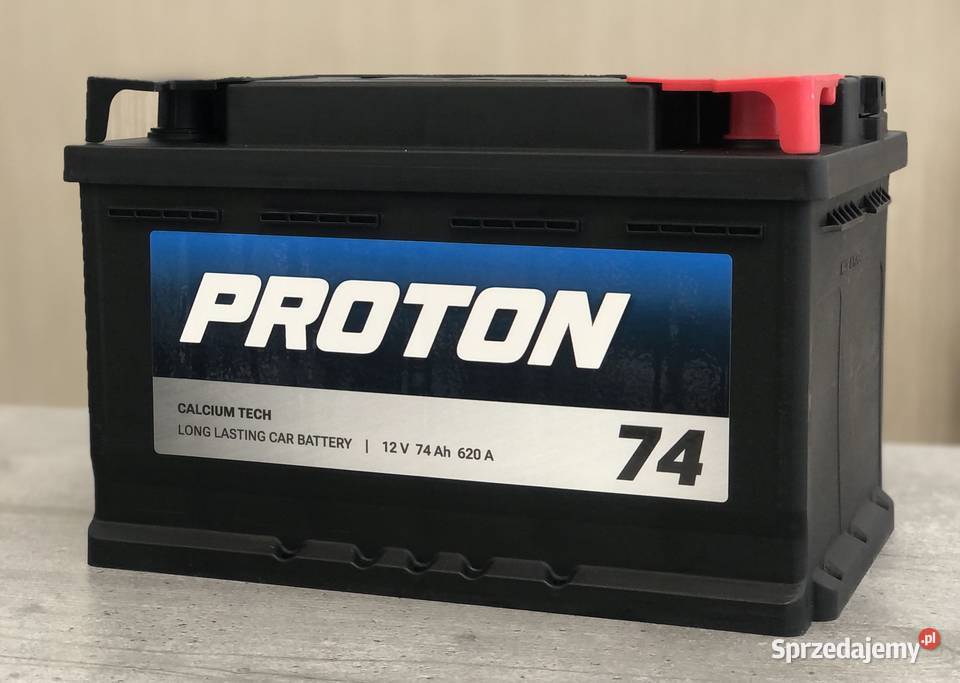 Akumulator PROTON 74Ah 620A EN PRAWY PLUS wysoki osobowe mazowieckie Warszawa